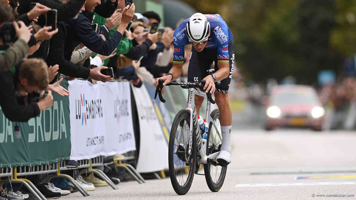 Remco Evenepoel ziet kansen voor Mathieu van der Poel op WK: ’Hij kan iedereen kapotmaken’