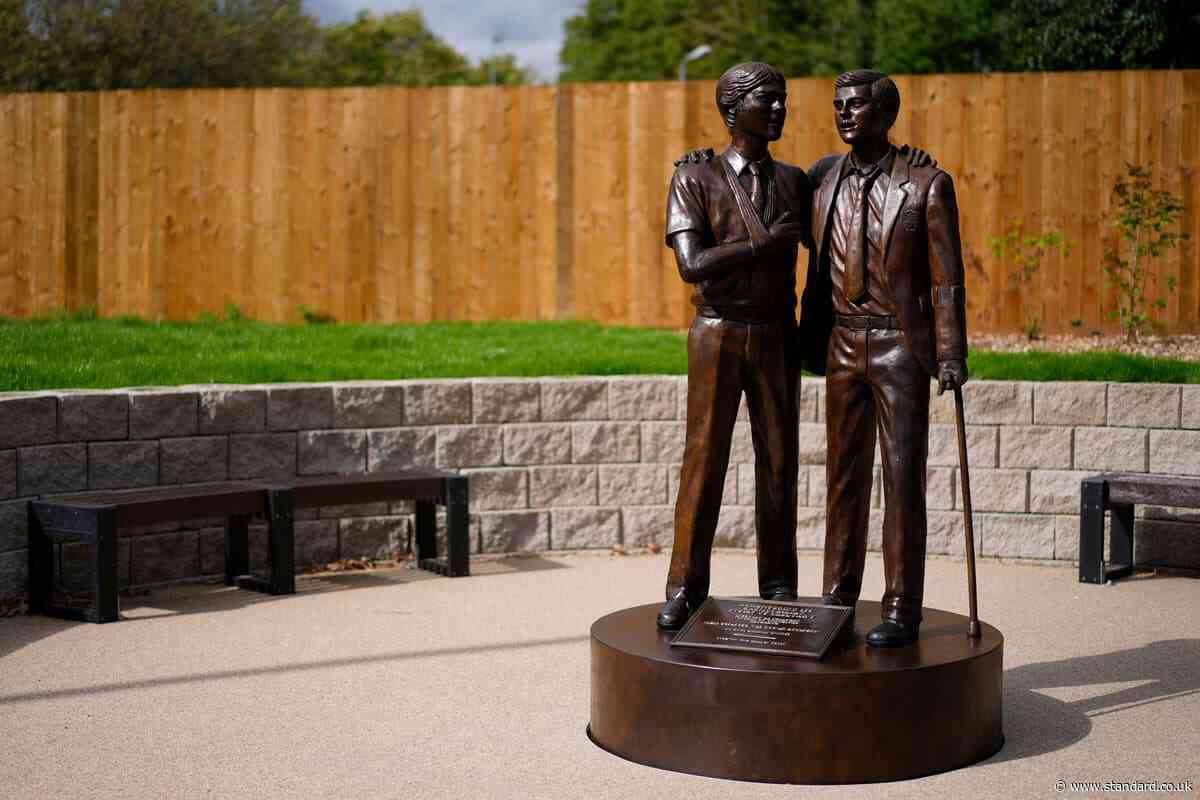 Memorial created at school where boys were infected with HIV and hepatitis