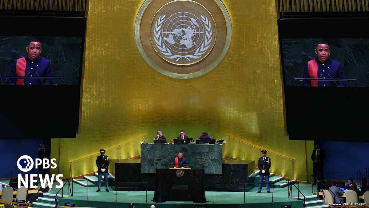 WATCH LIVE: Day 4 of the 2026 United Nations General Assembly