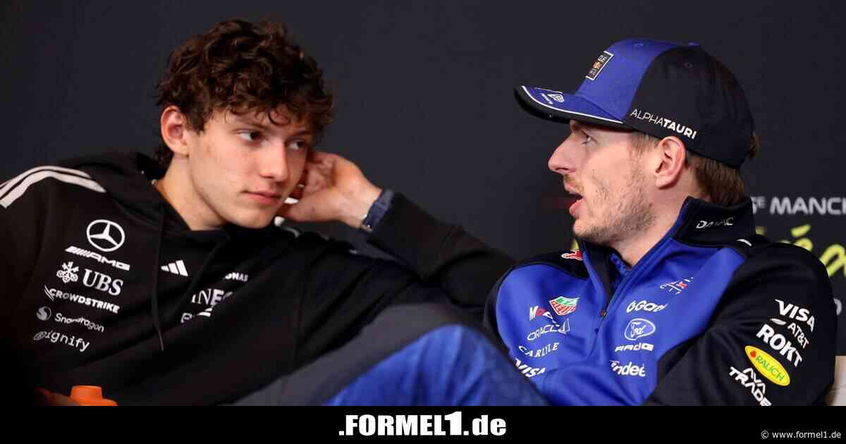 "Kann passieren": Max Verstappen stärkt Antonelli nach Quali-Unfall den Rücken