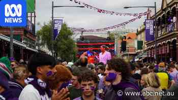 Fans flood Fremantle for grand final heartbreak