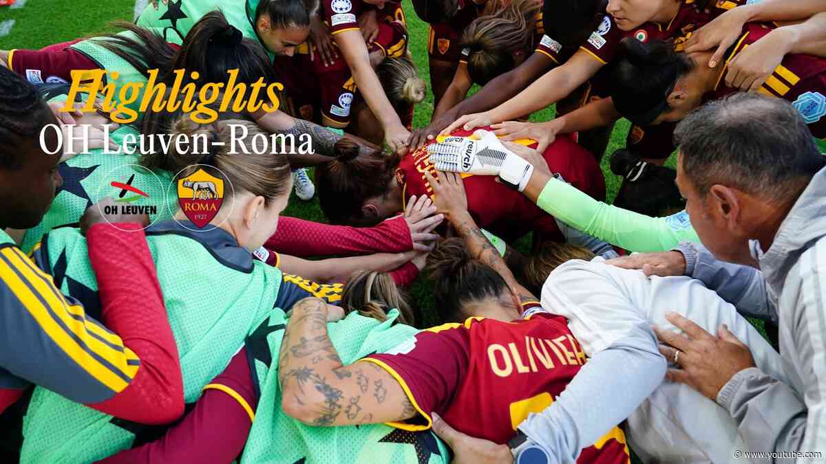 OH LEUVEN 0-0 ROMA | Uefa Women's Champions League 2026-27