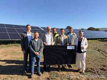 Laudenbach – Grüner Strom aus Laudenbach: GGEW nimmt größte Photovoltaikanlage des Unternehmens symbolisch in Betrieb