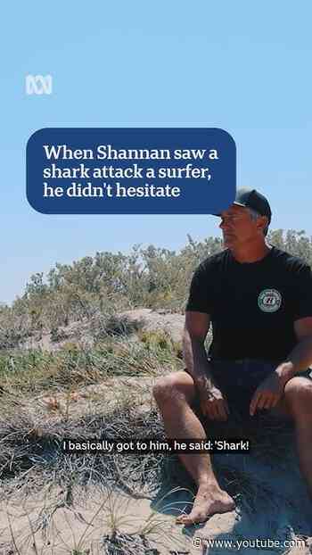 When Shannan saw a shark attack a surfer, he didn't hesitate | ABC NEWS