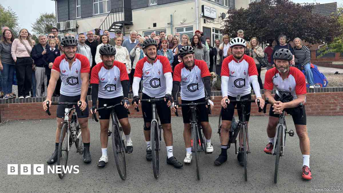 Friends cycle 1,000 miles in builder's memory