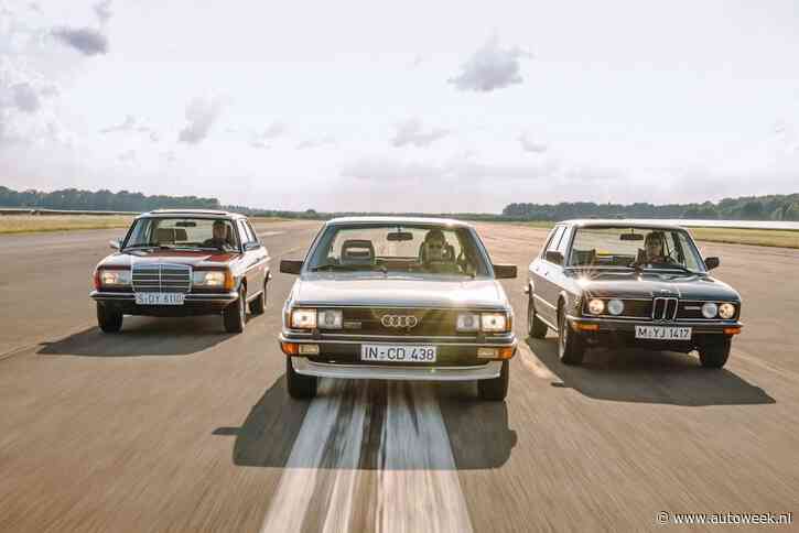 Met vijfcilinder turbo kan de Audi 200 de Mercedes 280E en BMW 528i wel bijbenen maar niet aftroeven