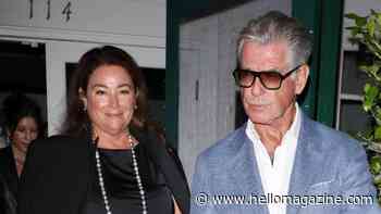Keely Shaye Brosnan displays her incredible curves during lavish 63rd birthday dinner with smitten husband Pierce
