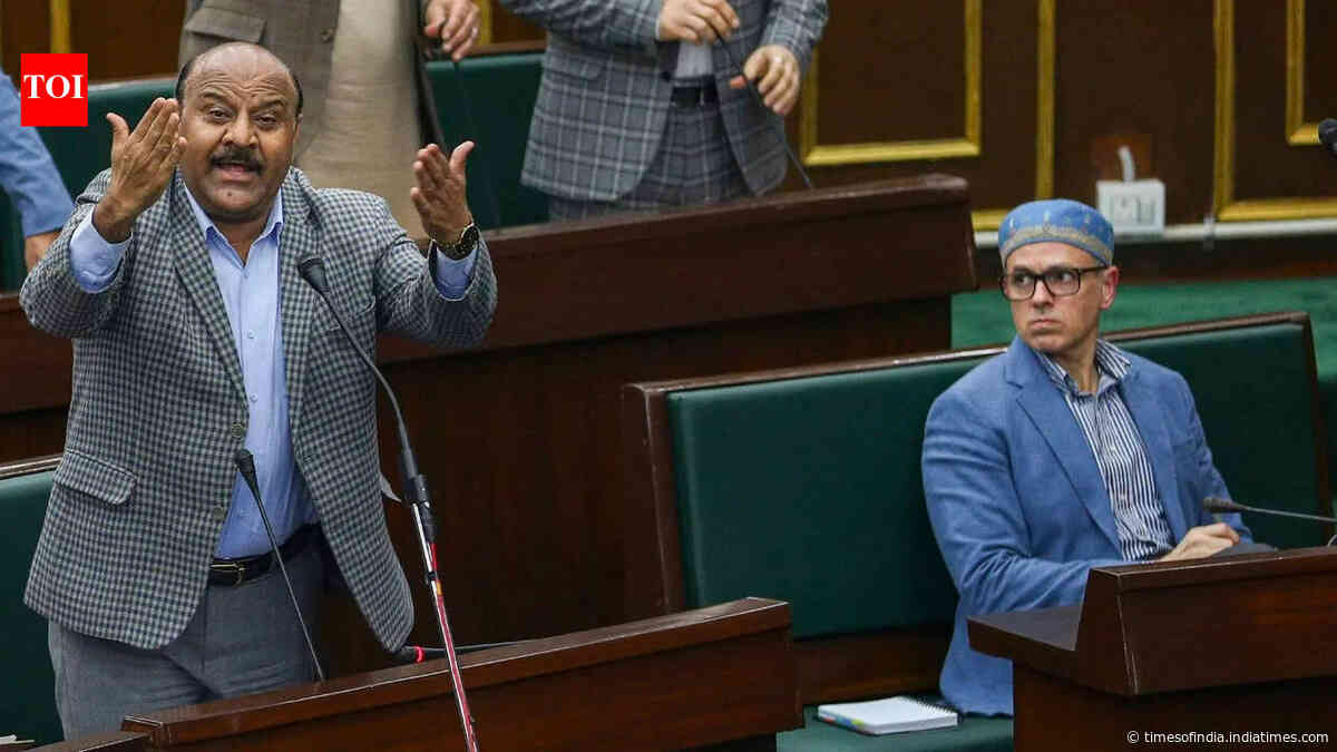 'Only those who elected us can dissolve us': J&amp;K dy CM on BJP's demand for Omar govt dismissal