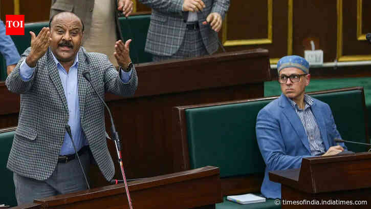 'Only those who elected us can dissolve us': J&amp;K dy CM on BJP's demand for Omar govt dismissal