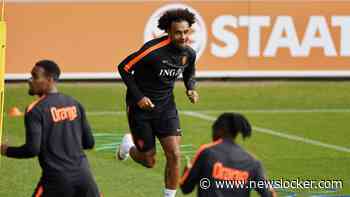 Joshua Zirkzee laat zich zien op afsluitende training Nederlands elftal
