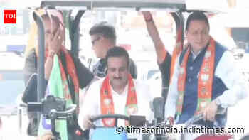 Uttarakahand CM Pushkar Singh Dhami participates in BJP's 'drug free Punjab' campaign, takes on AAP government