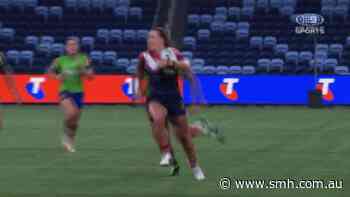 Roosters book third consecutive grand final spot with victory against Raiders