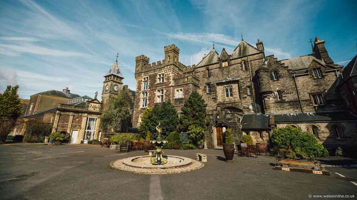 This grand Welsh castle is said to be haunted, and you can stay the night if you dare