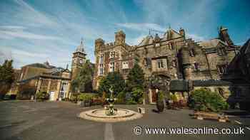 This grand Welsh castle is said to be haunted, and you can stay the night if you dare