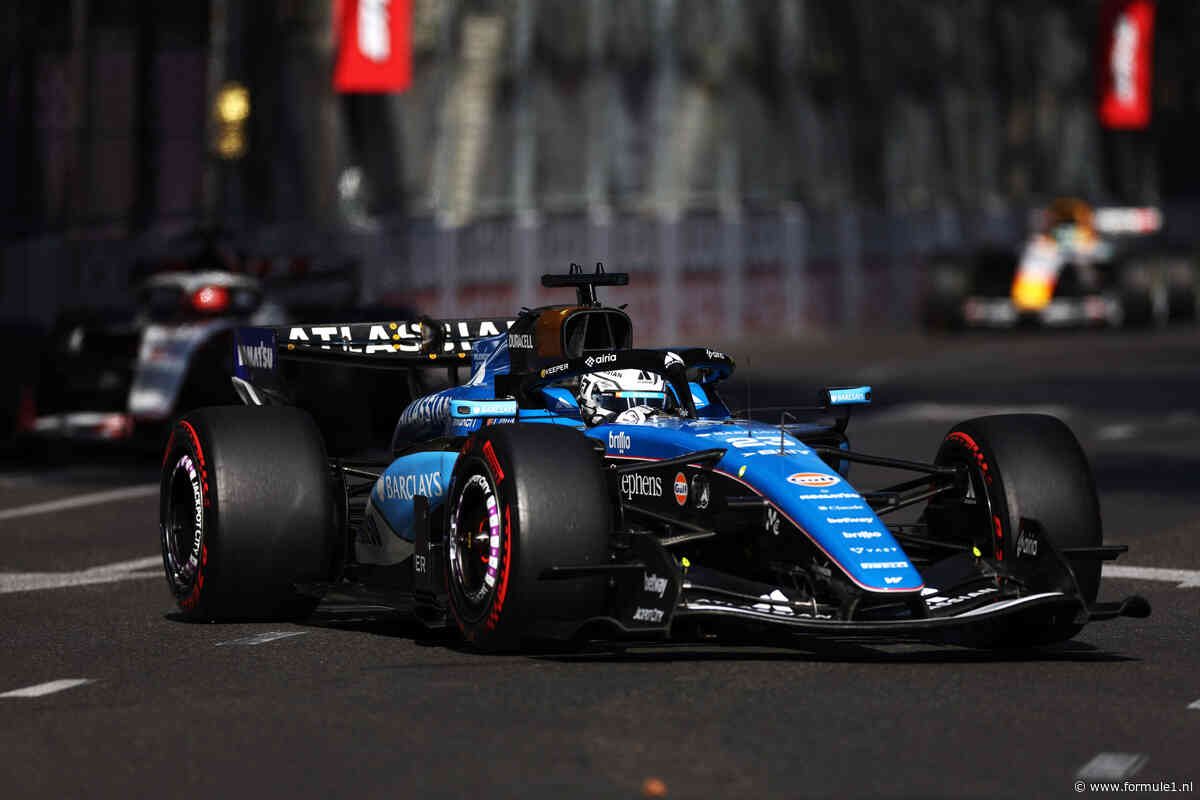LIVE: GP Azerbeidzjan: Safety car na uitvalbeurt Alex Albon, top-10 maakt pitstop