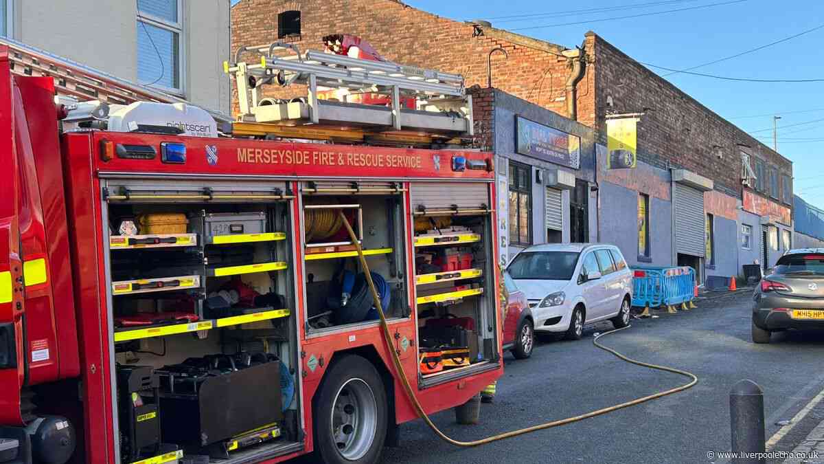 'Please avoid area' warning after fire crews rush to Tranmere blaze