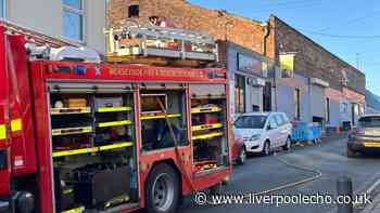 'Please avoid area' warning after fire crews rush to Tranmere blaze