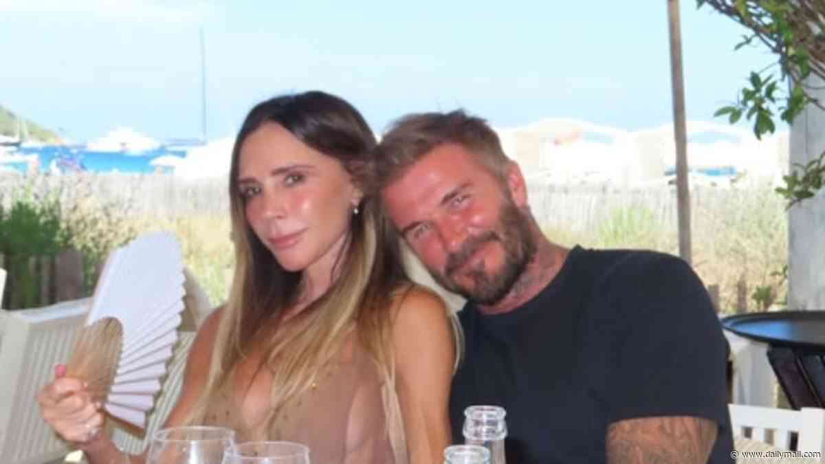 Victoria Beckham receives bouquet of flowers from supportive husband David after Katherine Ryan apologised to her for 'stupid joke' as BBC upholds complaints over slur