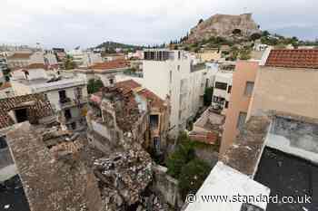 Briton and wife killed in Athens building collapse – reports