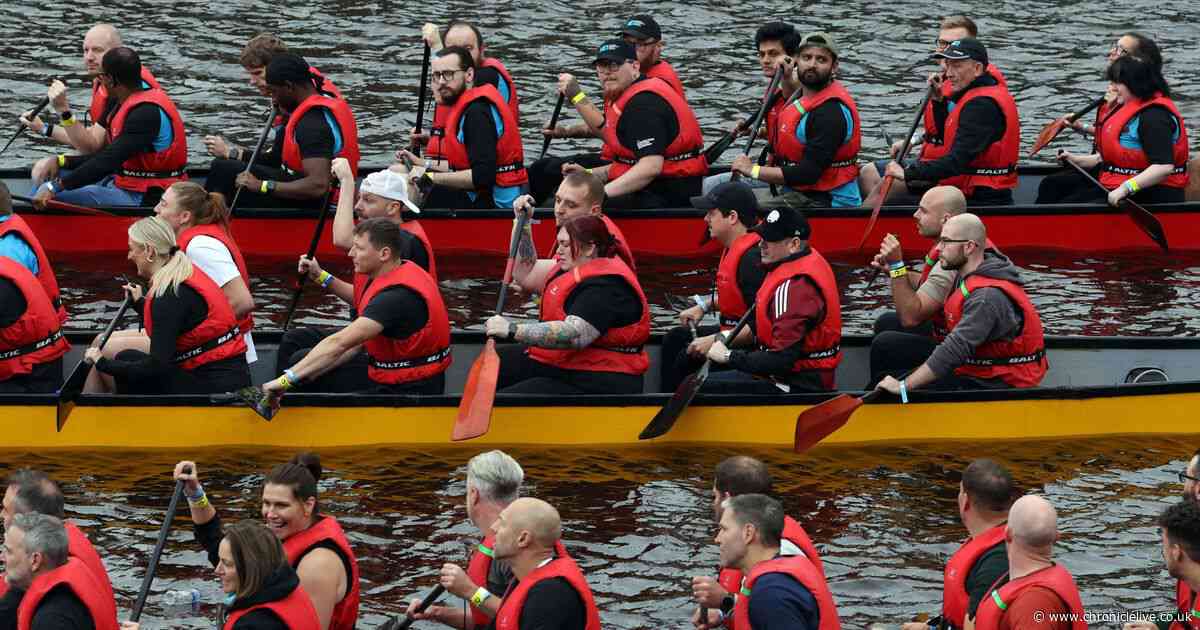 20 pictures as Dragon Boat Race takes to River Tyne at Newcastle Quayside
