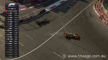 Piastri falls out of podium contention