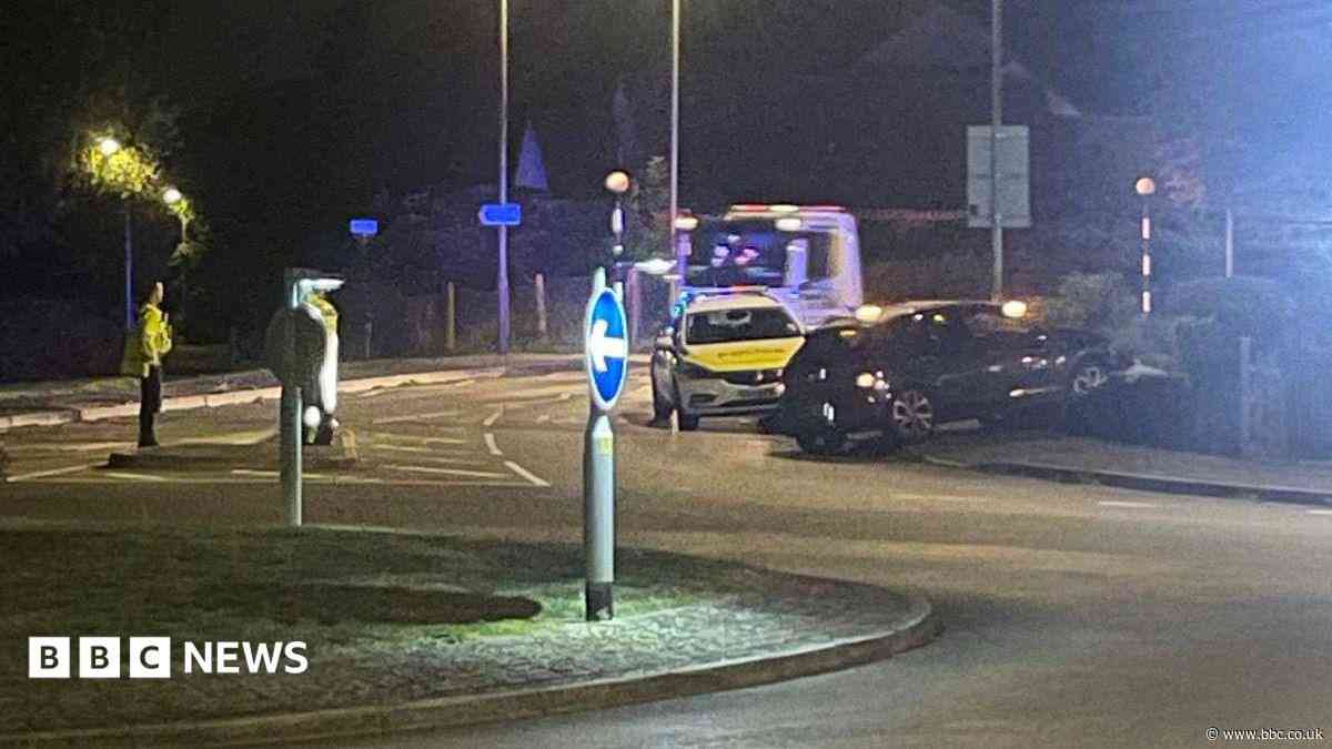 Man in hospital after crashing into pub's wall