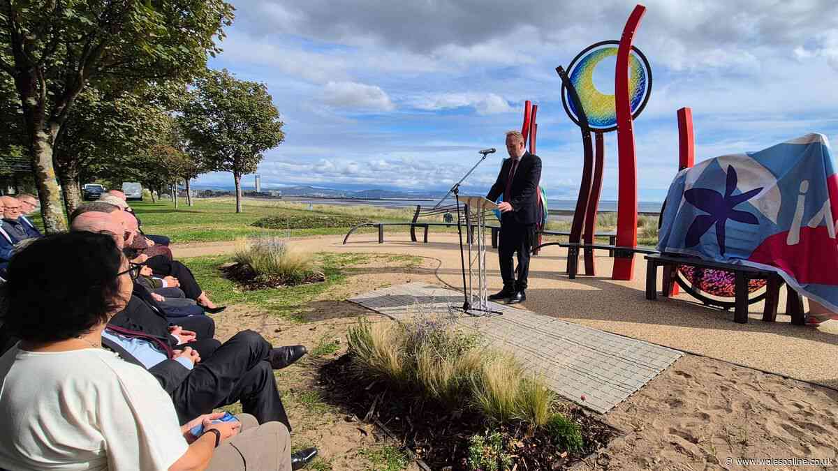 Swansea’s Covid memorial unveiled as a lasting place for reflection