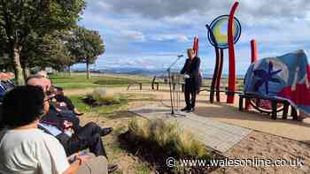 Swansea’s Covid memorial unveiled as a lasting place for reflection