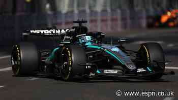 Russell closes title gap with impressive win in Baku