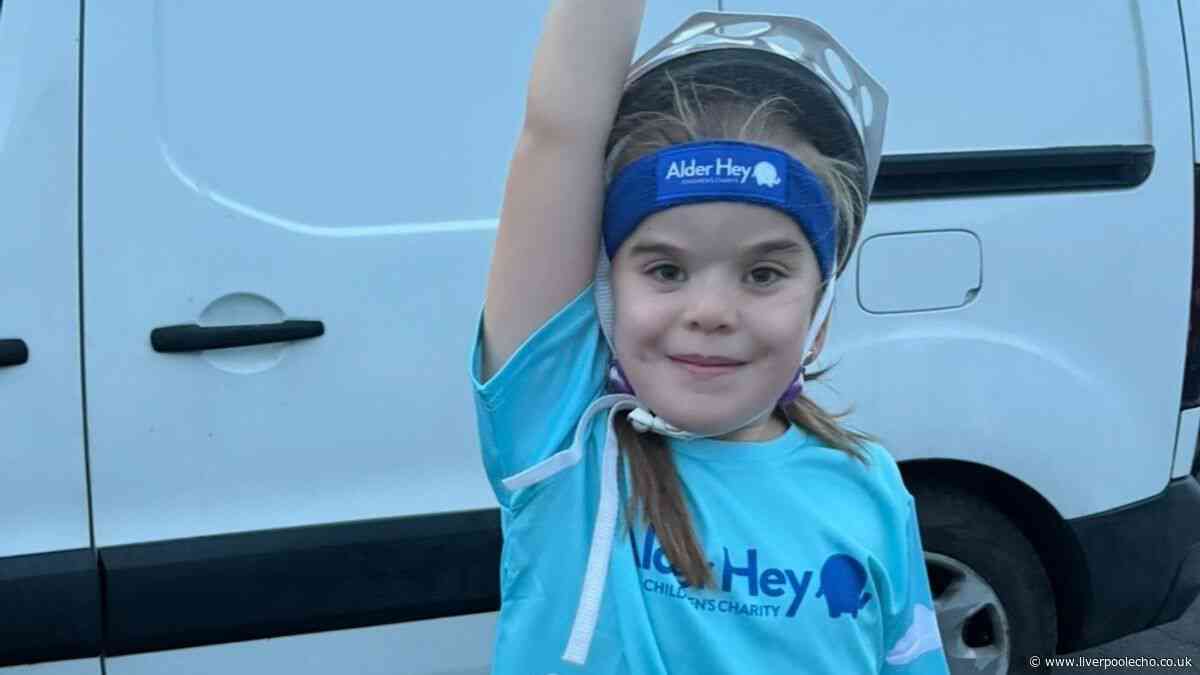 Nine-year-old's 43 mile challenge for Alder Hey