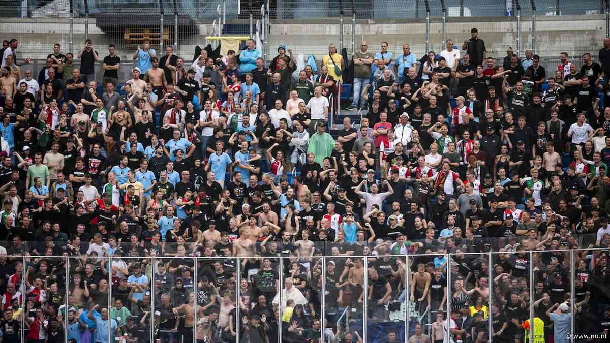 Feyenoord krijgt boetes voor racisme en bekergooien in duel met FC Barcelona
