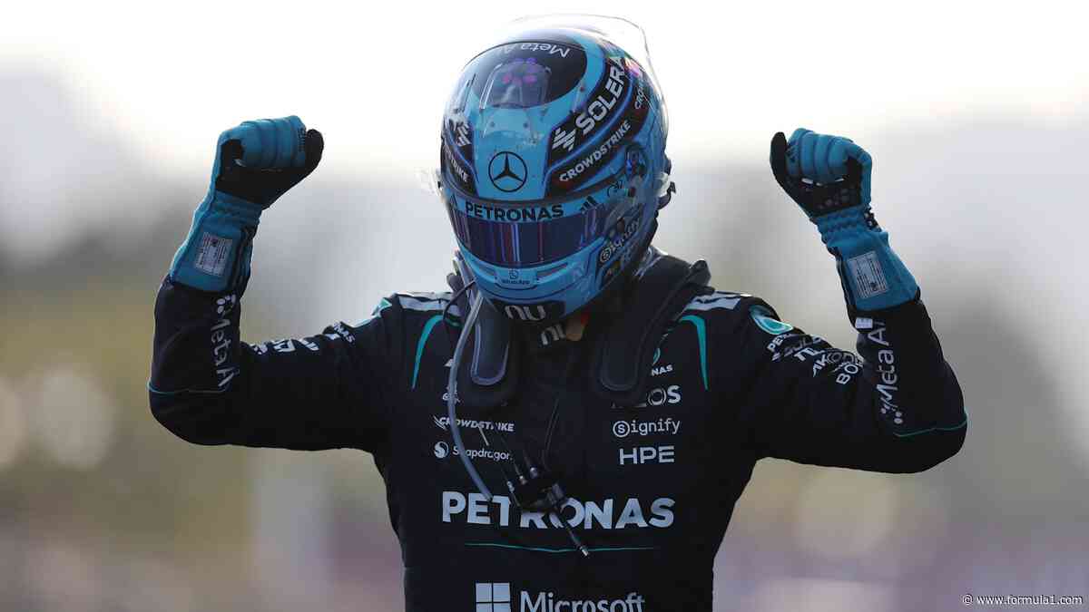 Russell holds off Verstappen for victory in chaotic Azerbaijan GP