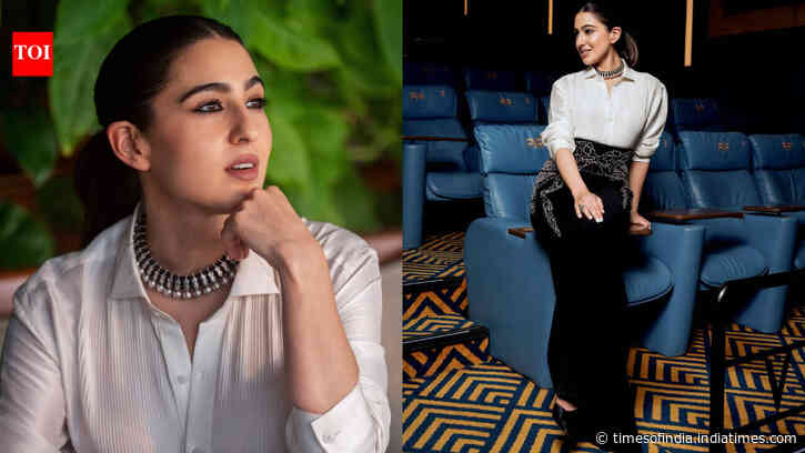 The clever styling trick behind Sara Ali Khan’s dramatic wide-leg trousers
