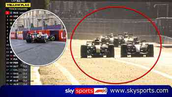 Final lap drama as Russell JUST beats Verstappen to victory in Baku!