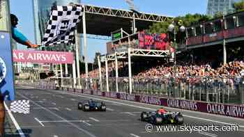 Russell holds off Verstappen for win in thrilling Azerbaijan GP finale
