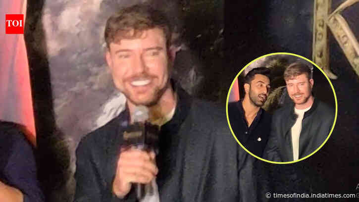 MrBeast chants 'Jai Shree Ram' at 'Ramayana' event - Watch