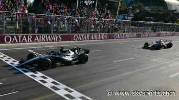 Russell holds off Verstappen to win by 0.1s in thrilling Azerbaijan GP finale