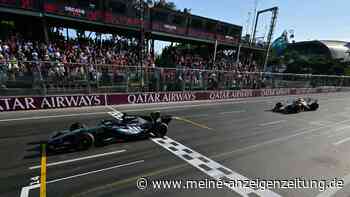 Russell feiert Zittersieg in Baku - Antonellis Aufholjagd