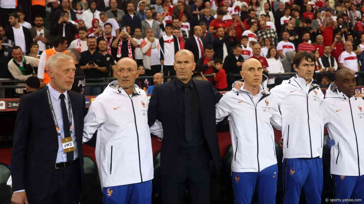 Zinedine Zidane makes history in his first match as France manager