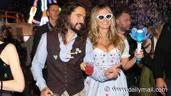 Heidi Klum, 53, and husband Tom Kaulitz, 37, embrace her German roots in traditional outfits as they enjoy date night at Oktoberfest in Munich