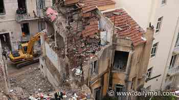Body of British pensioner, 77, is pulled from rubble after Athens gas blast killed six when it destroyed building