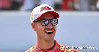 Cup practice, qualifying canceled by rain; Logano on pole for Kansas Chase race