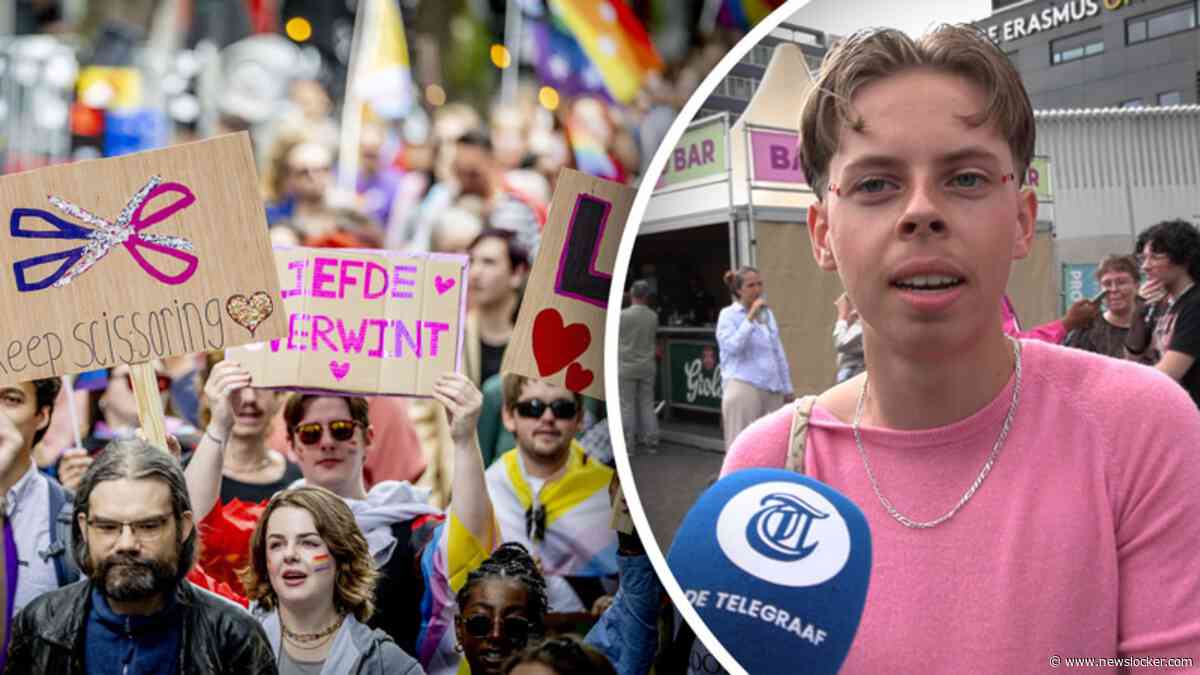 Bezoekers Pride Rotterdam reageren op afname homoacceptatie: 'Je voelt het'