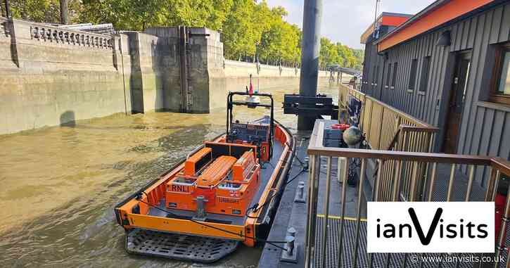 Free exhibition inside the RNLI’s Thames lifeboat station