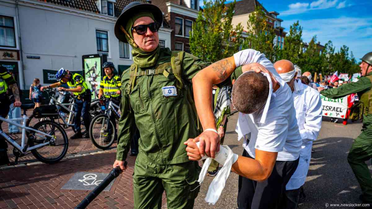 Landelijke Palestina-demonstratie trekt door centrum Leiden