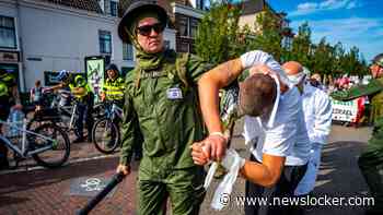 Landelijke Palestina-demonstratie trekt door centrum Leiden