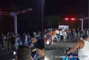 Apagón desató protestas de habitantes de varios sectores y dejó a oscuras una autopista en Puerto Cabello