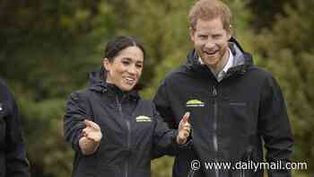 Prince Harry says Archie and Lilibet are 'happy in school' and it is 'great to be back on British soil' after quitting the US for new life in UK with Meghan