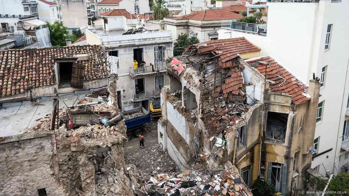 British man and Greek wife killed in Athens explosion as six bodies recovered