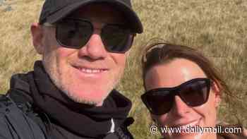 Wayne Rooney shows off his slimmed-down physique as he climbs Mount Snowdon on a 'rare free weekend' with wife Coleen - after success of £10M docuseries